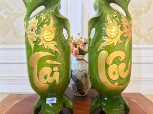Cặp bình bách xanh tài lộc 70 - BXTL01
