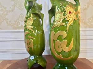 Cặp bình bách xanh tài lộc 70 - BXTL01
