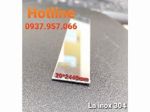 Nẹp la inox 304. Nẹp lá nhôm