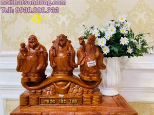 Bộ tam đa gỗ hương siêu đẹp