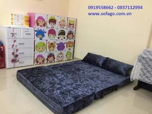 Ghế sofa kéo ra thành giường giường thông minh bằng gỗ tự nhiên