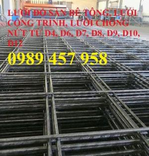 Nhà máy sản xuất Lưới thép phi 9 200x20, Lưới thép đổ sàn D10 200x200