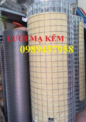 Bán lưới thép hàn bọc nhựa, Lưới thép D2 25x25, D3 50x50, D4 ô 100x100, Lưới đổ sàn