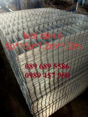 Bán lưới thép hàn bọc nhựa, Lưới thép D2 25x25, D3 50x50, D4 ô 100x100, Lưới đổ sàn