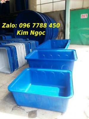 Thùng nhựa vuông nuôi cá cảnh 2000 lít, 1000 lít, 500 lít