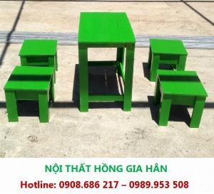 Bộ Bàn Ghế Trà Chanh Nhiều Màu HGH