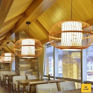 Đèn mây tre đan trang trí tại HCM