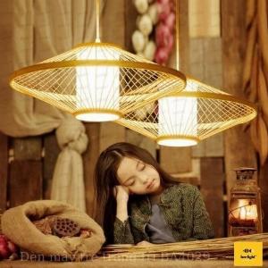 Đèn mây tre đan trang trí tại HCM