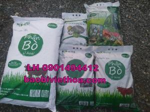 Bao đựng phân trùng quế, đất sạch hữu cơ, phân bón