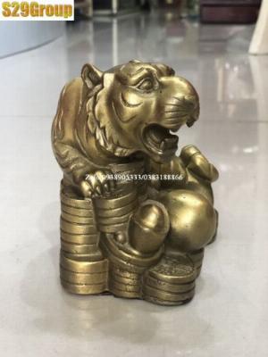 Tượng hổ bằng đồng cao 15cm,vật phẩm phong thủy