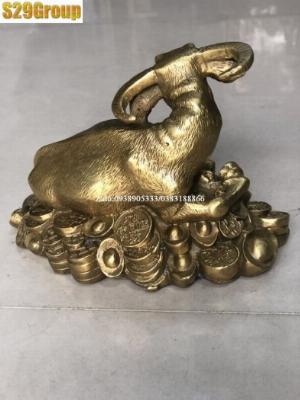 Trâu nằm tiền bằng đồng phong thủy