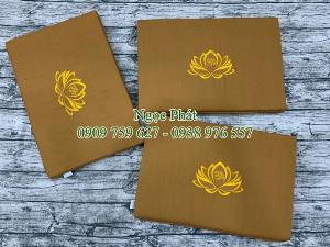 Nệm Ngồi Thiền 60x40x5cm, Ruột Nệm Siêu Bền T60 Không Xẹp Lún - Nệm Ngồi Quỳ Lạy Lễ Phật - NGỌC PHÁT