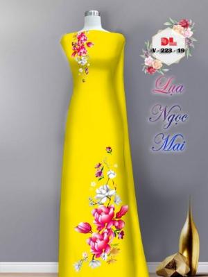 Vải áo dài lụa ngọc mai cao cấp V 223
