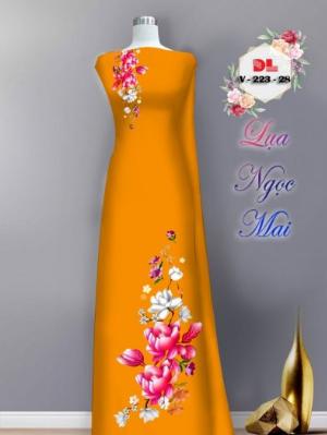 Vải áo dài lụa ngọc mai cao cấp V 223