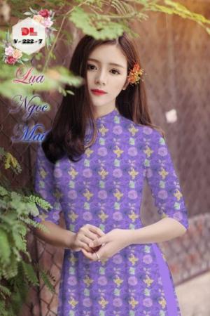 Vải áo dài lụa ngọc mai cao cấp V 222
