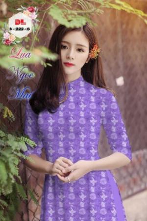 Vải áo dài lụa ngọc mai cao cấp V 222