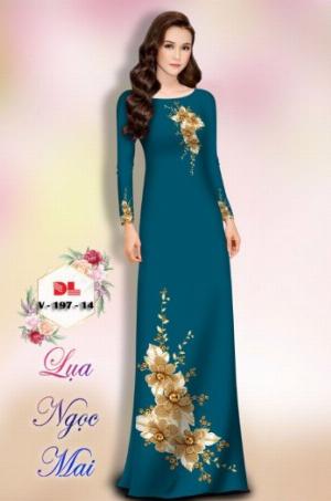 Vải áo dài lụa ngọc mai cao cấp V 197