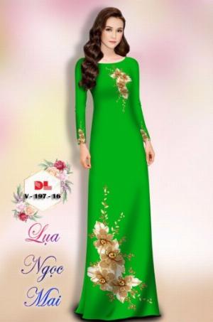 Vải áo dài lụa ngọc mai cao cấp V 197