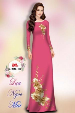 Vải áo dài lụa ngọc mai cao cấp V 197