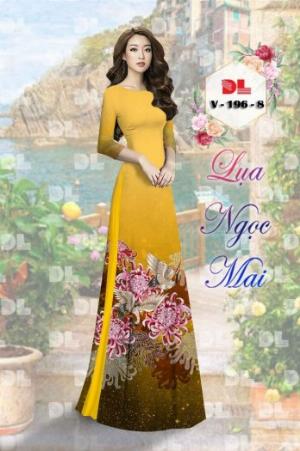 Vải áo dài lụa ngọc mai cao cấp V 196