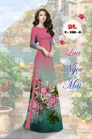 Vải áo dài lụa ngọc mai cao cấp V 196