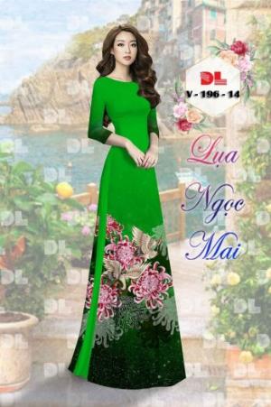 Vải áo dài lụa ngọc mai cao cấp V 196