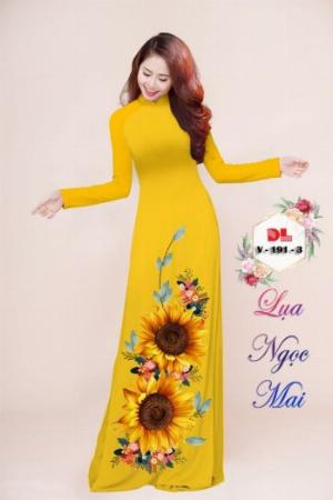 Vải áo dài lụa ngọc mai cao ca61o V 191