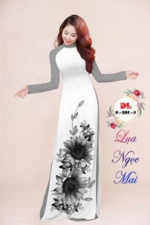 Vải áo dài lụa ngọc mai cao ca61o V 191