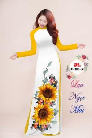 Vải áo dài lụa ngọc mai cao ca61o V 191