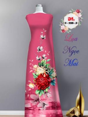 Vải áo dài lụa ngọc mai cao cấp V 186