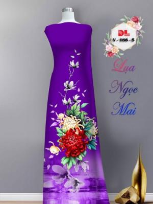 Vải áo dài lụa ngọc mai cao cấp V 186