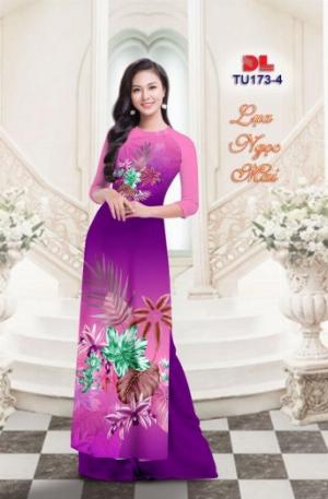 Vải áo dài lụa ngọc mai cao cấp TU 173