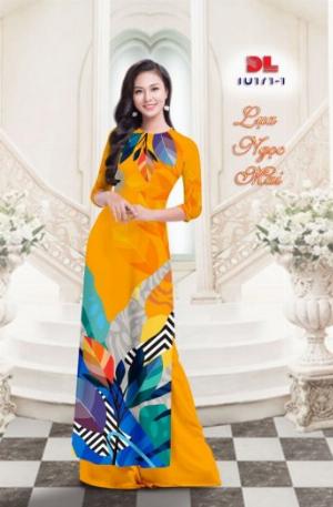 Vải áo dài lụa ngọc mai cao cấp TU 171