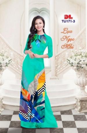 Vải áo dài lụa ngọc mai cao cấp TU 171
