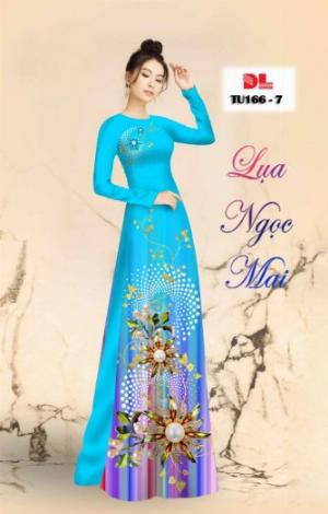 Vải áo dài lụa ngọc mai cao cấp TU 166 của Vải Áo Dài Kim Ngọc.