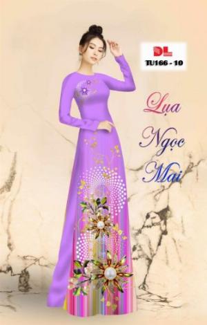 Vải áo dài lụa ngọc mai cao cấp TU 166 của Vải Áo Dài Kim Ngọc.