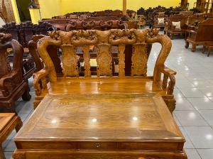 Bộ bàn ghế vân tuyển tựa liền 6 món tay 14 BBG365 75.000.000 ₫