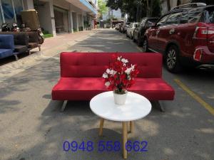 Mua sofa bed giá rẻ tặng kèm bàn + 2 đôn tại Thuận An, mua bàn ghế kiêm giường ngủ 2 trong 1 tại Bình dương