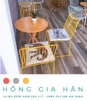 Bàn Ghế Trà Sữa Nhiều Màu HGH