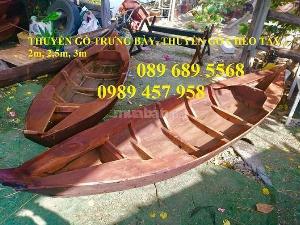 Thuyền gỗ, ghe gỗ, xuồng ba lá, thuyền trang trí, xuồng trưng bày(liên hệ báo giá)