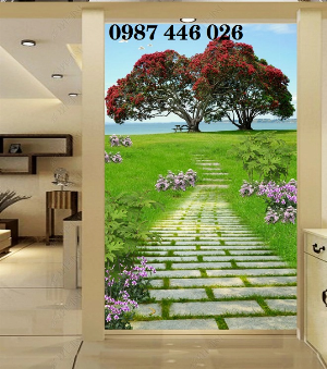 Tranh gạch men, tranh ốp tường đẹp 3d trang trí HP0155
