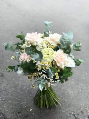 Bó hoa cưới cầm tay đẹp hiện đại - LDNK75