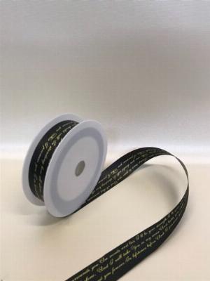 Ruy băng lụa cao cấp 2,5F có in 3 dòng chữ - PLNK02