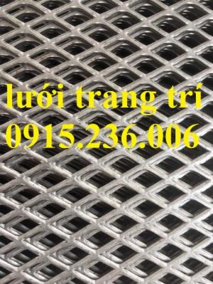 Lưới dập giãn cán phẳng, lưới mắt cáo, lưới XG, lưới hình thoi cán phẳng, lưới trang trí giá rẻ