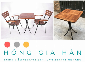 Bàn Ghế Fansipan Có Tay Hồng Gia Hân