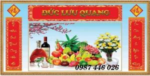 Gạch tranh trang trí phòng thờ HP2394