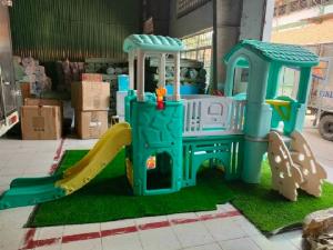 Cầu trượt 2 khối