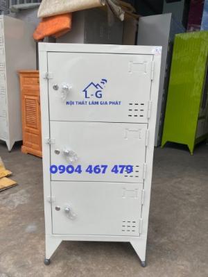 Tủ locker 3 tầng - tủ hồ sơ giá rẻ