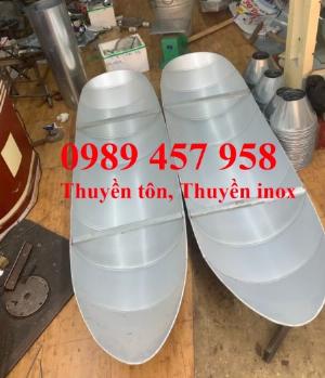 Cung cấp thuyền inox, Thuyền tôn, Thuyền câu cá cho 2-3 người