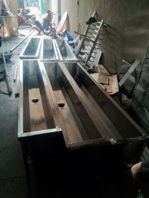 Máng rửa tay inox Hải MInh HM 024